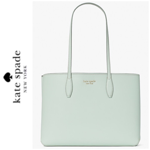 NWT Kate Spade genuine leather tote & wristlet - Picture 3 of 7